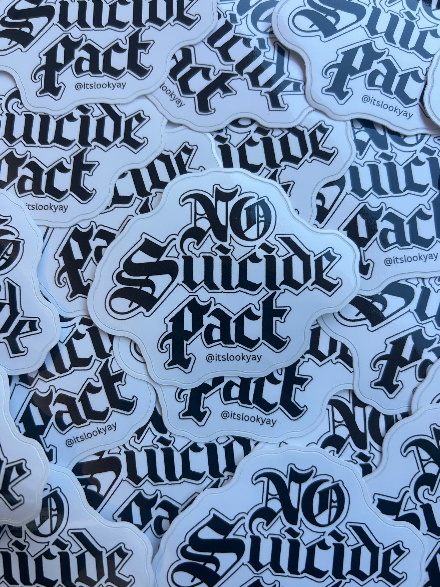 No Suicide Pact Sticker